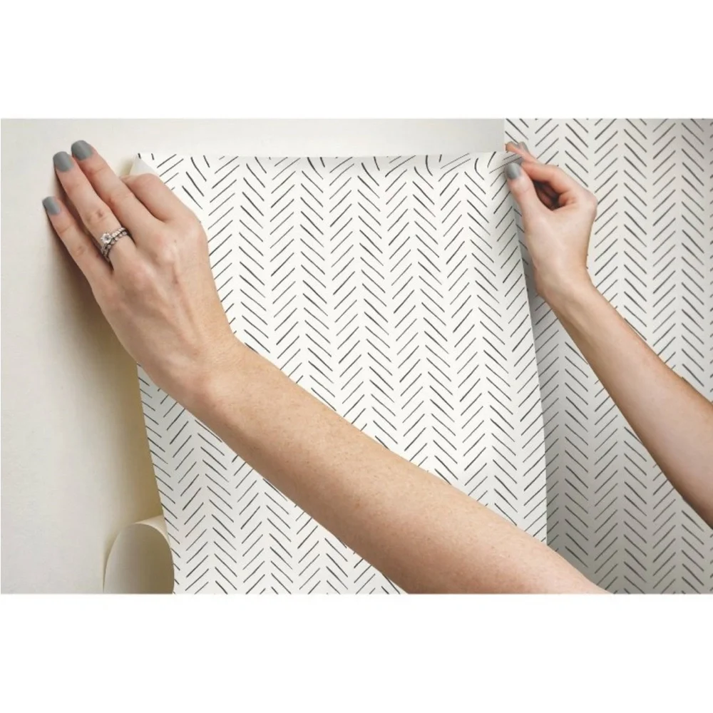 MAGNOLIA HOME NEW peel & stick wallpaper -cream/black